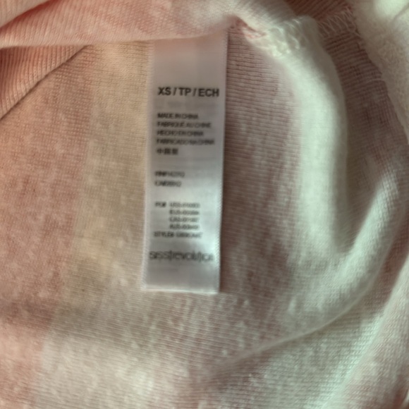 Flash sale 🔥Boho striped crop top Pink/White - Picture 7 of 8